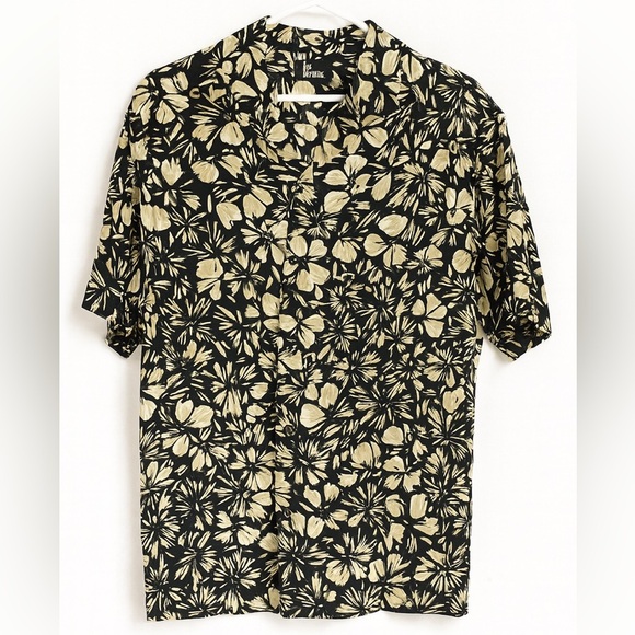 The Kooples Other - The Kooples Paris Black Floral Camp Shirt – Size Medium (Unisex) – NWT